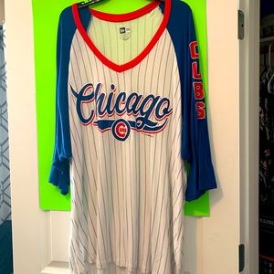 Plus Size 3XL Chicago Cubs Baseball T-Shirt